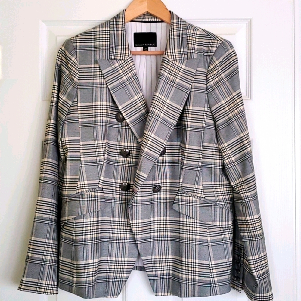 Plaid Blazer